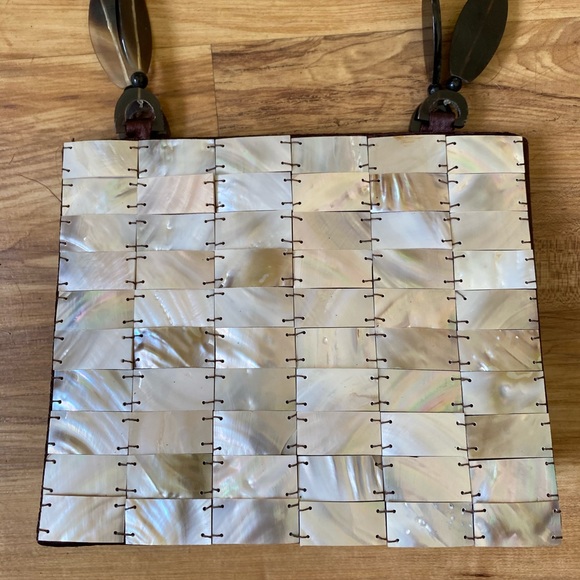 Mad Bags mother of pearl handbag purse - Picture 2 of 16
